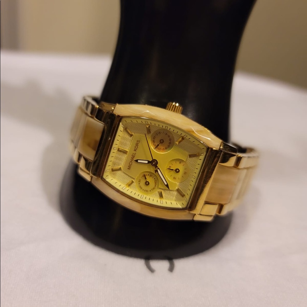 Michael Kors Gold/Bone colored women’s watch